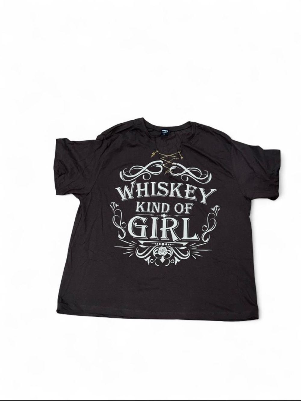 Brown “Whiskey Kind of Girl” Graphic Tee